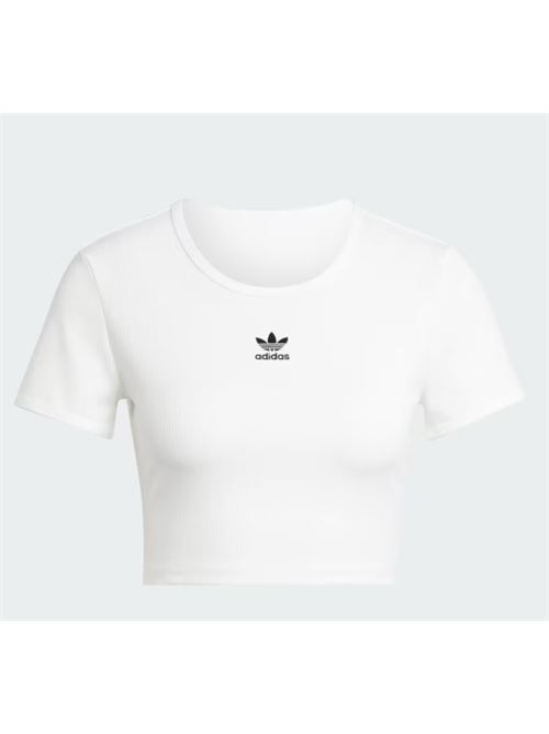 ess rib tee ADIDAS ORIGINAL | JC9026WHITE